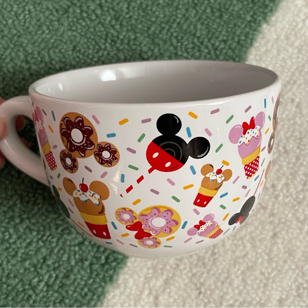 🍩 XL All Over Print Disney Parks Snacks Coffee/Tea Soup Mug